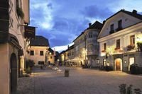 Die Altstadt von Radoljica, eine der best erhaltenen mittelalterlichen St&auml;dte Sloweniens.