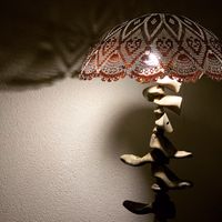 Dekorative Lampe in Slowenien