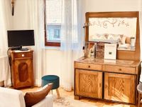 Our Studio with restored grandmothers furnishing